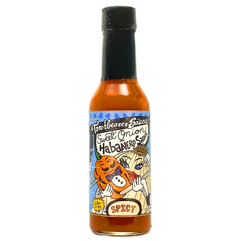 torchbearer-sweet-onion-habanero-sauce-piquante-148-ml-oignon image 1