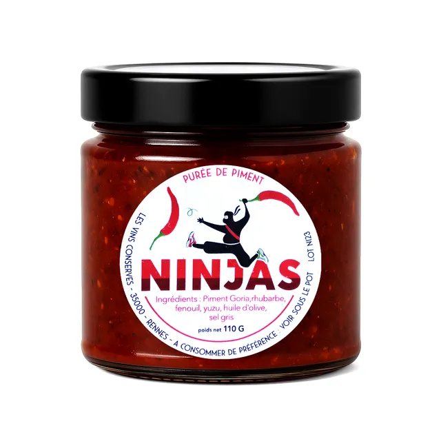 ninjas-goria-yuzu-pur-e-de-piment-artisanale-110g image 1