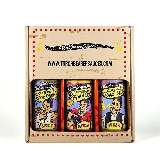 torchbearer-danny-wood-coffret-3-sauces-piquantes-assortiment image 1