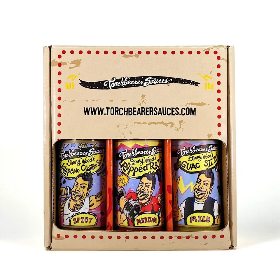 torchbearer-danny-wood-coffret-3-sauces-piquantes-assortiment image 1