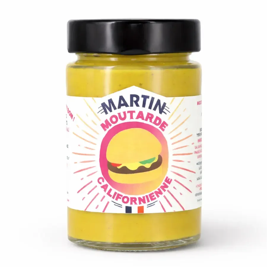 martin-moutarde-californienne-miel-200-g image 1