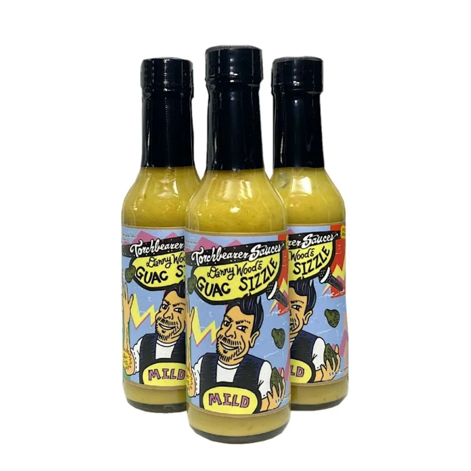 danny-wood-guac-sizzle-sauce-avocat-lot-3-bouteilles image 1