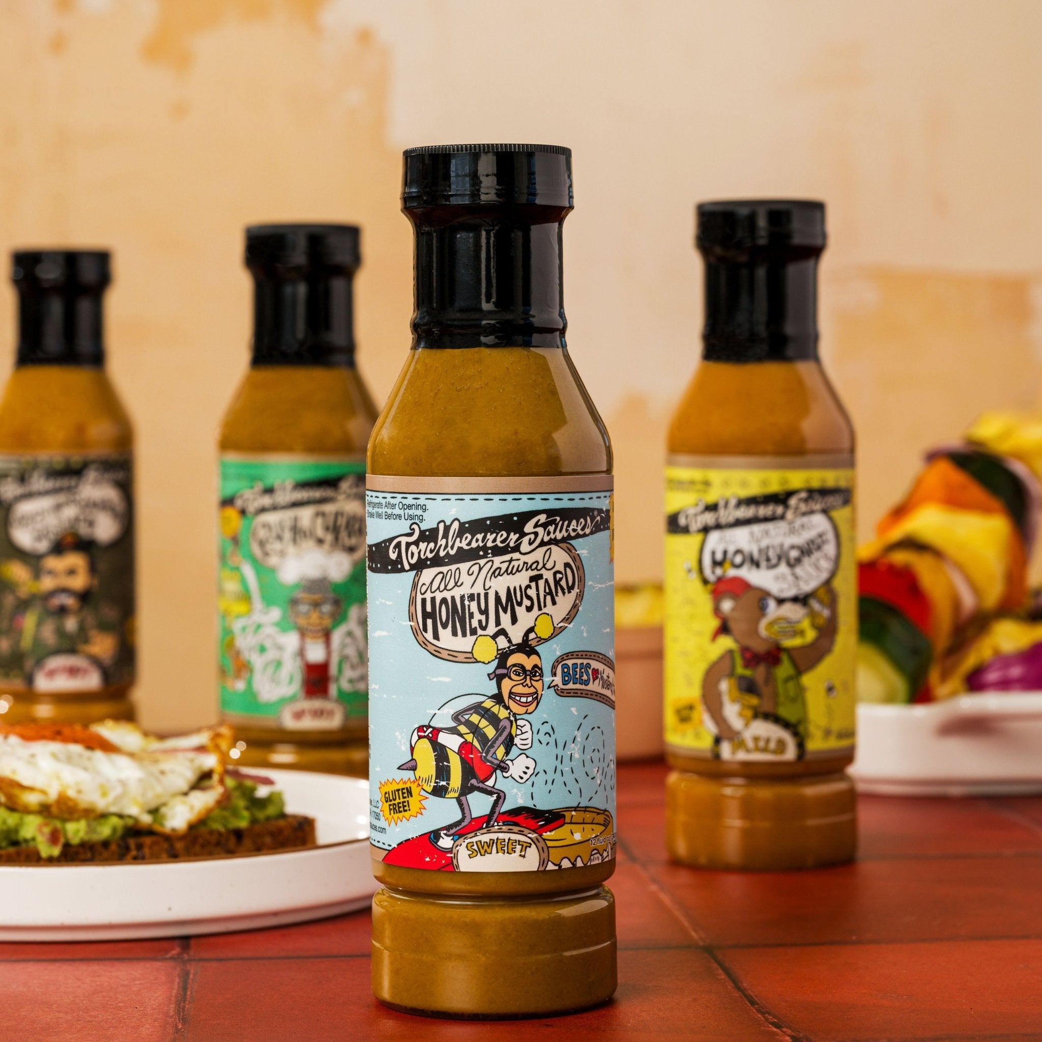 torchbearer-honey-mustard-sauce-moutarde-miel-douce-340g-tenders image 2