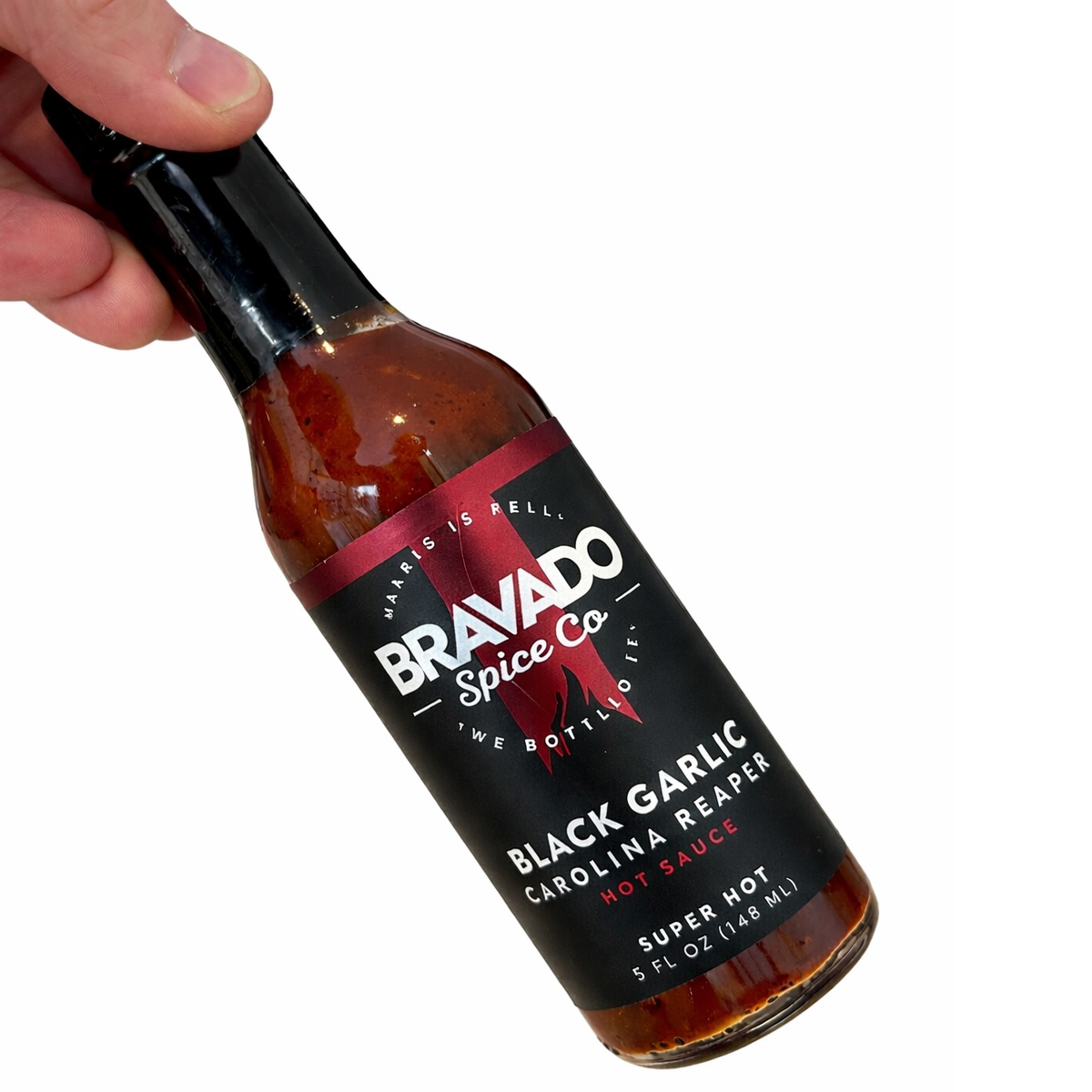 bravado-black-garlic-carolina-reaper-sauce-piquante-ail-noir-148-ml image 2