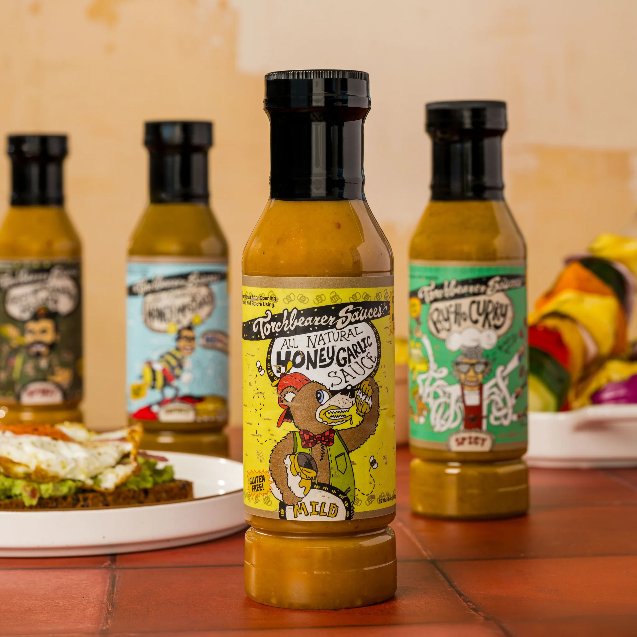 torchbearer-honey-garlic-sauce-miel-ail-douce-350ml image 3