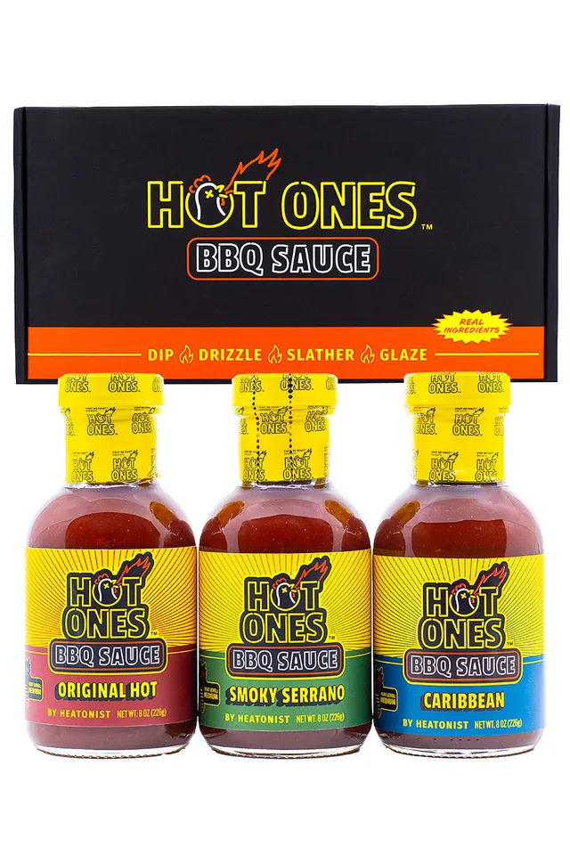 heatonist-hot-ones-bbq-trio-sauce-barbecue-3-pack-fum image 1