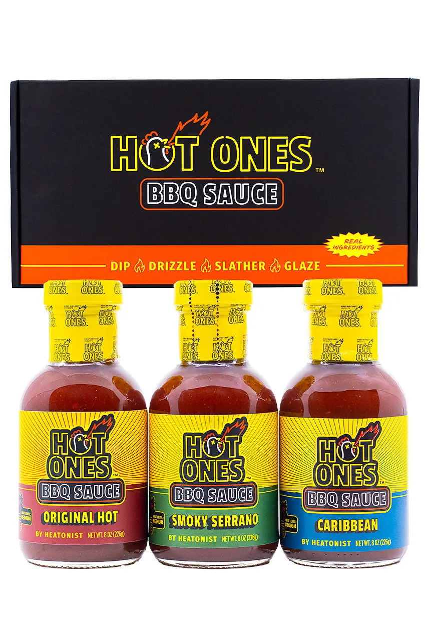 heatonist-hot-ones-bbq-trio-sauce-barbecue-3-pack-fum image 1