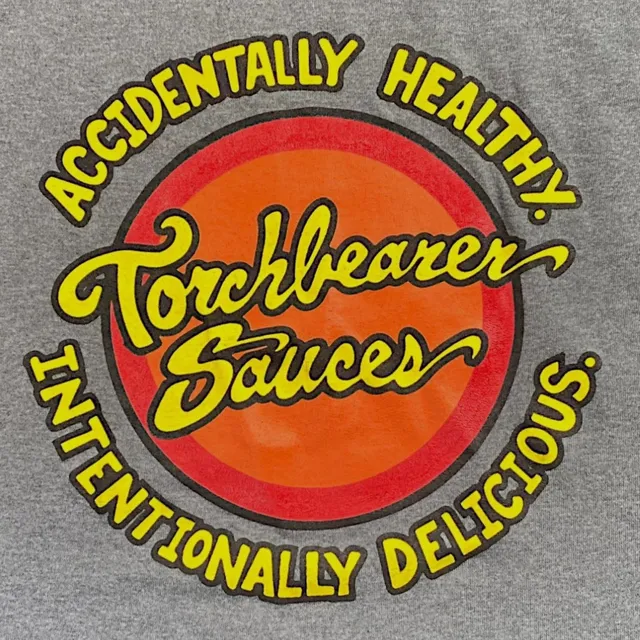 torchbearer-grey-logo-t-shirt-gris-coton-logo-classique image 1