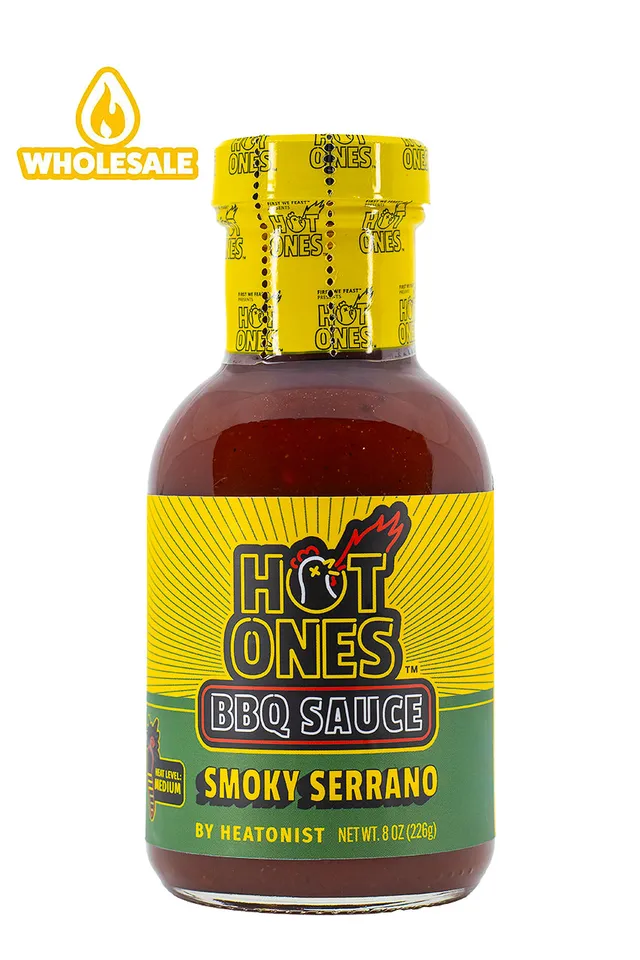 heatonist-smoky-serrano-sauce-barbecue-hot-ones-fum-e image 1