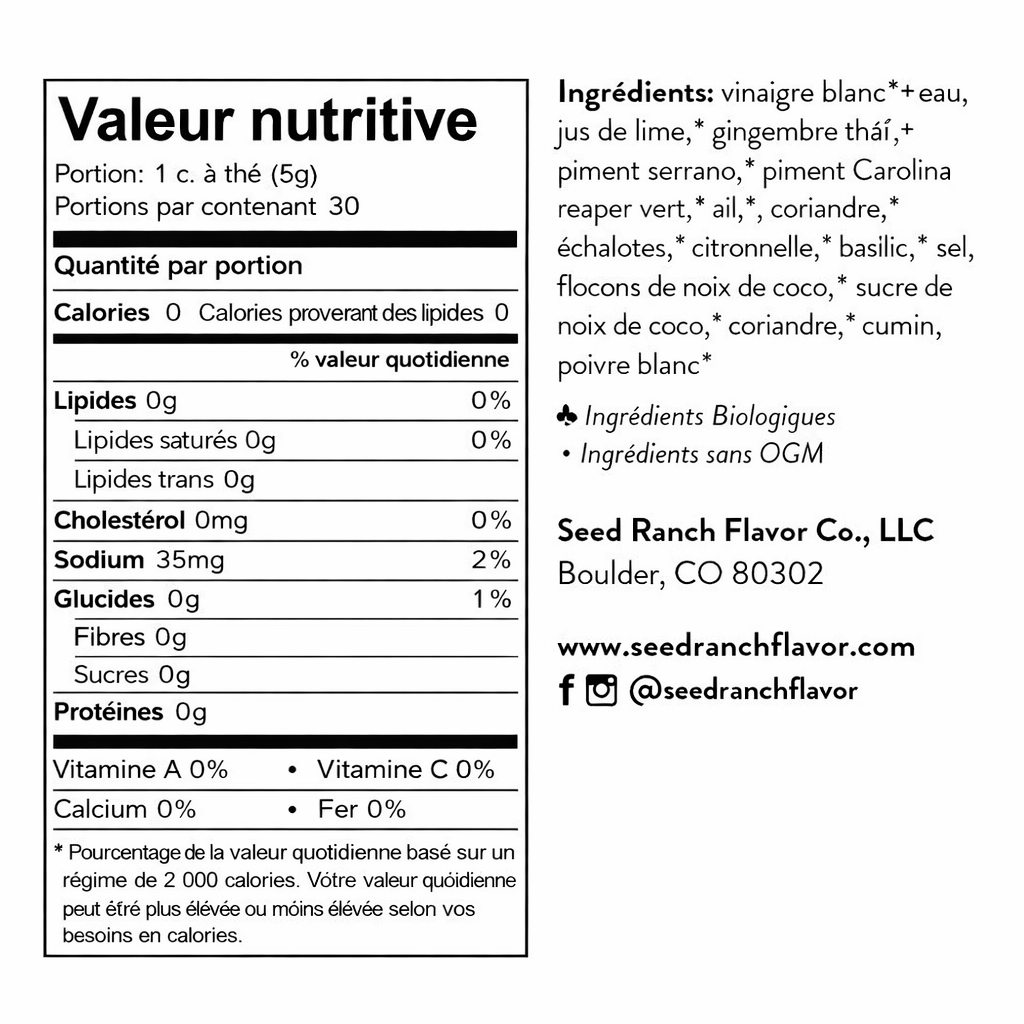 seed-ranch-hot-thai-green-sauce-coriandre-coco-148ml image 3