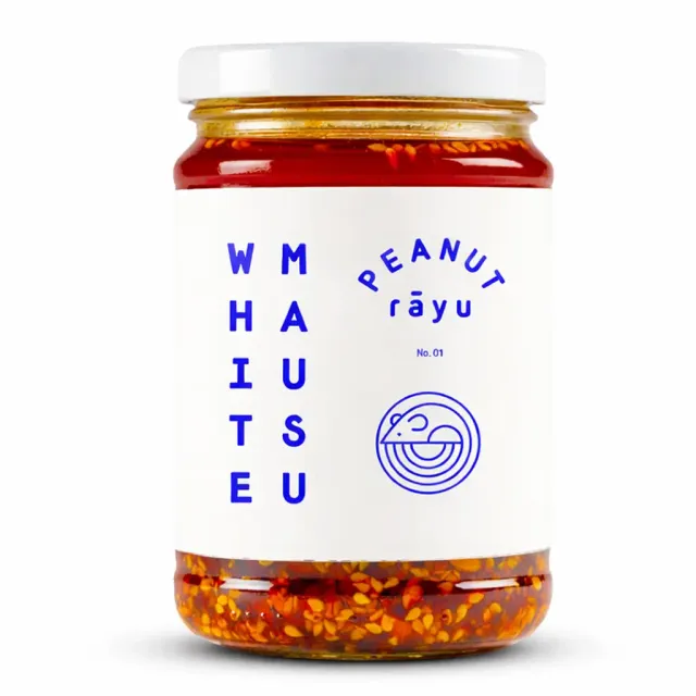 white-mausu-peanut-r-yu-huile-piment-e-cacahu-te-240-g image 1
