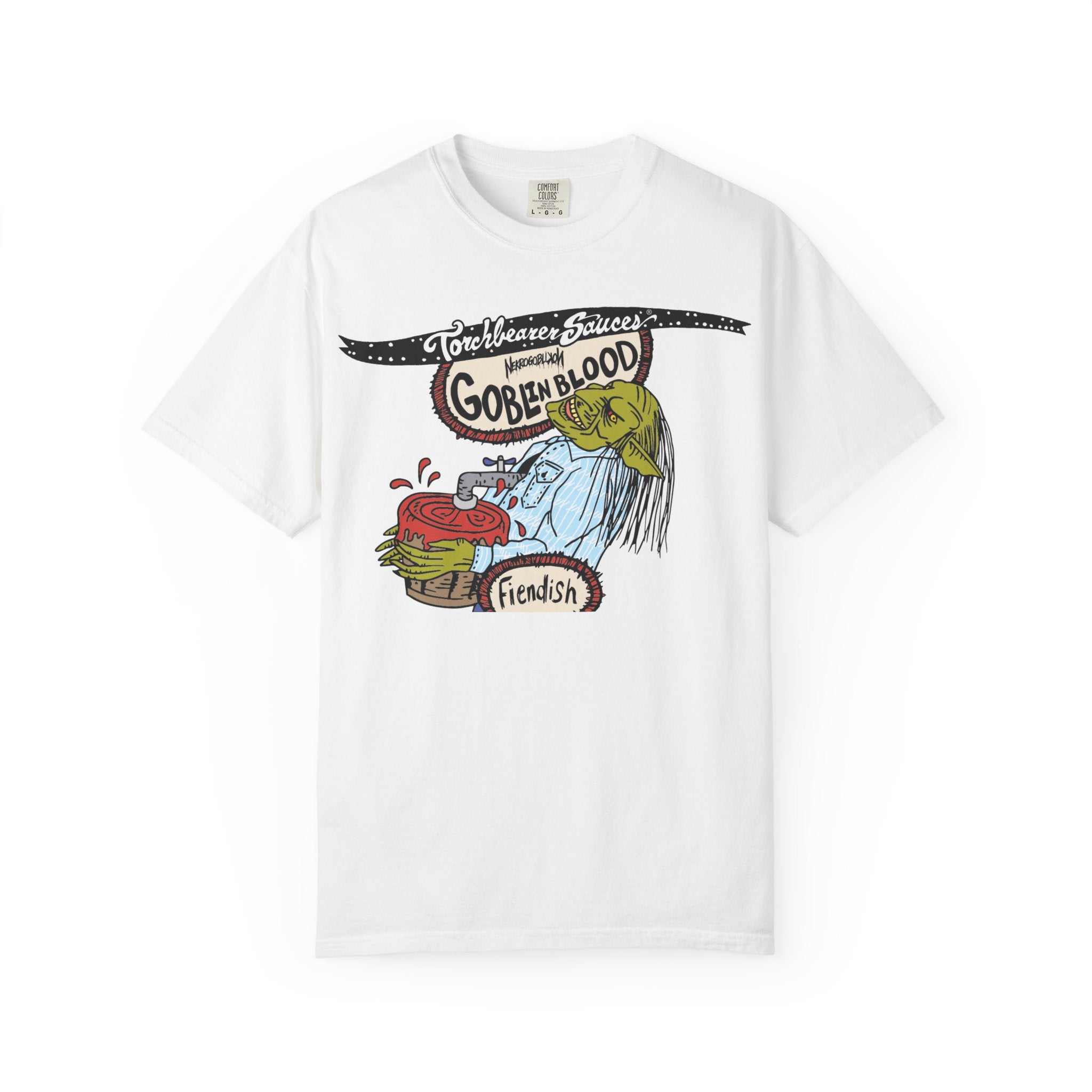 torchbearer-goblin-blood-t-shirt-coton-noir-taille-l image 3