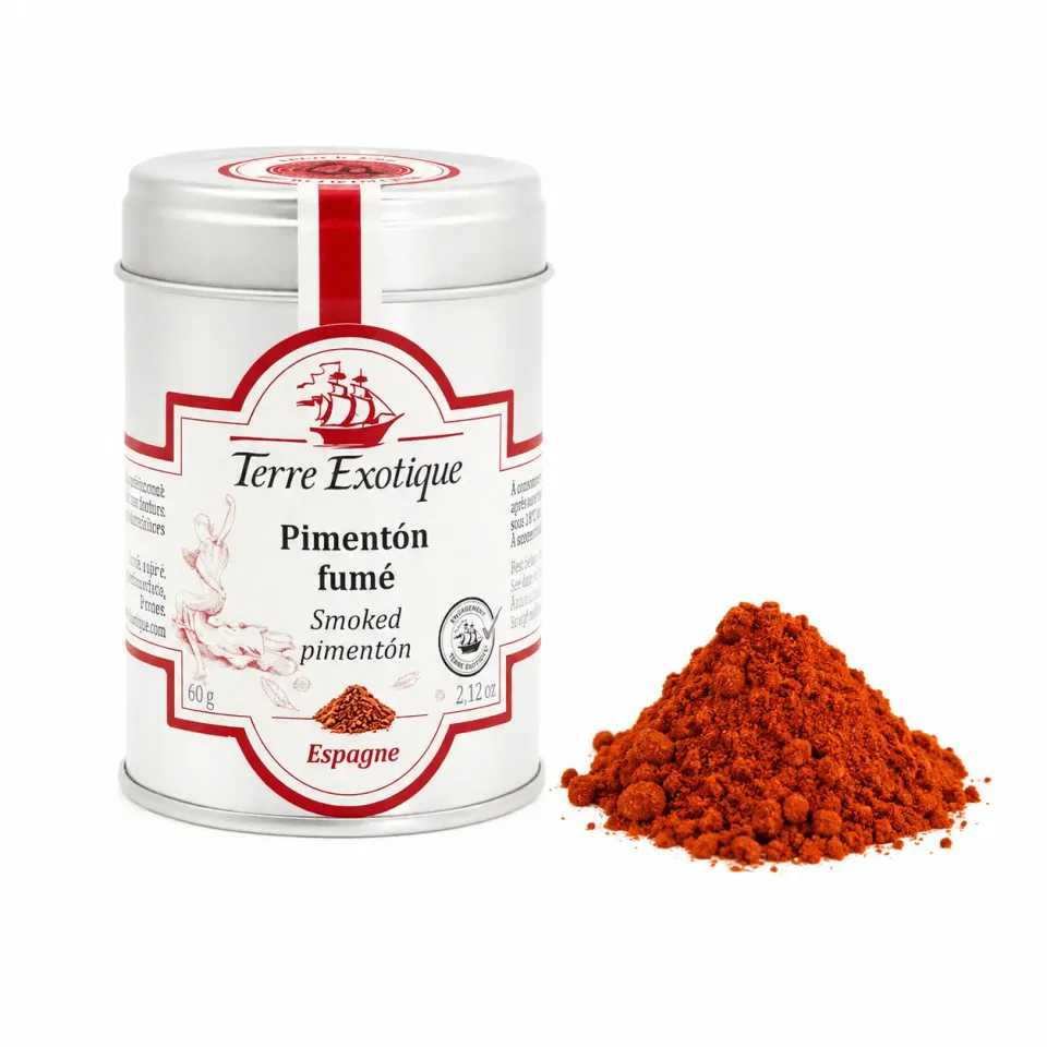 terre-exotique-piment-n-fum-poudre-60-g-poivron-grill image 1