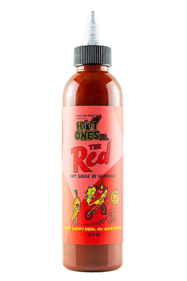 heatonist-hot-ones-jr-red-sauce-douce-grenade-cranberry-148ml image 1