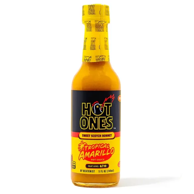hot-ones-tropical-amarillo-sauce-148-ml-mangue-ananas-curry image 1
