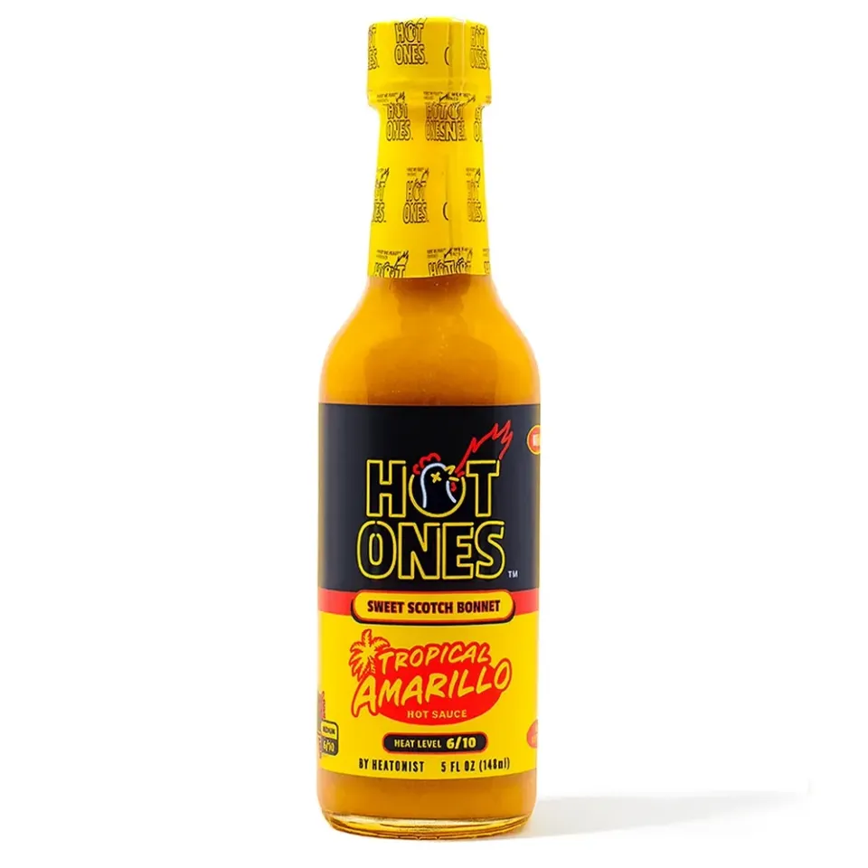 hot-ones-tropical-amarillo-sauce-148-ml-mangue-ananas-curry image 1