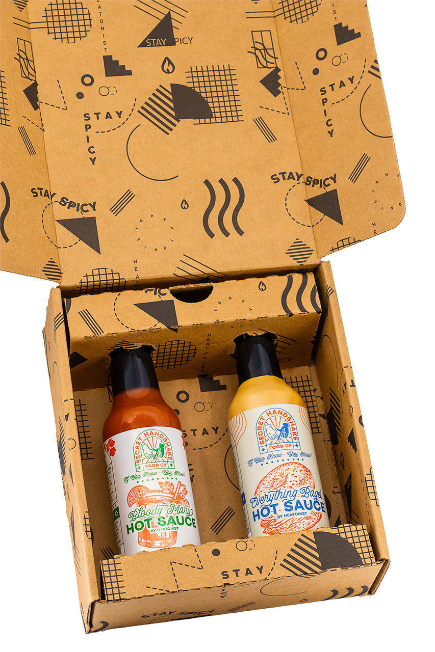heatonist-secret-handshake-duo-sauce-piquante-bagel-bloody-mary image 1