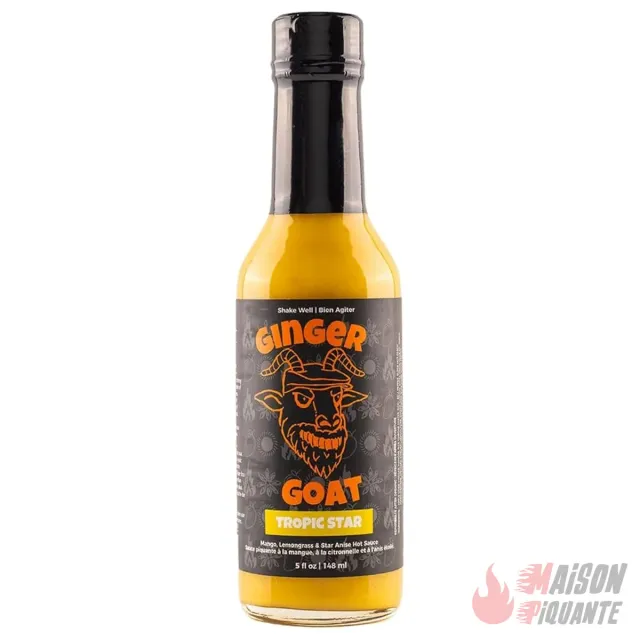 ginger-goat-tropic-star-sauce-piquante-mangue-citronnelle-148ml image 1
