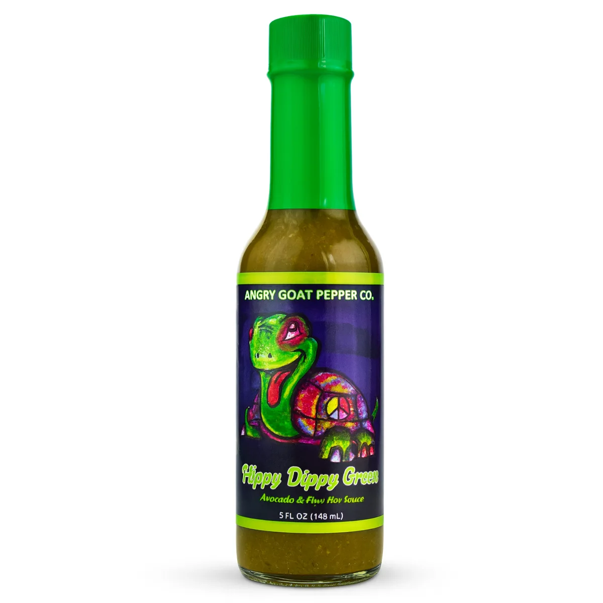 angry-goat-hippy-dippy-green-sauce-verte-148-ml-kiwi image 1