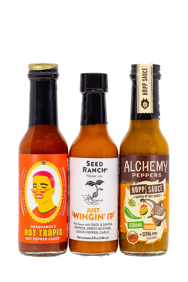 heatonist-hot-ones-warm-up-pack-season-27-sauce-piquante-douce-3-flacons image 1