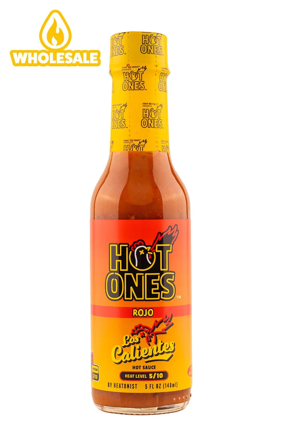 hot-ones-los-calientes-rojo-sauce-piquante-jalape-o-148-ml image 1