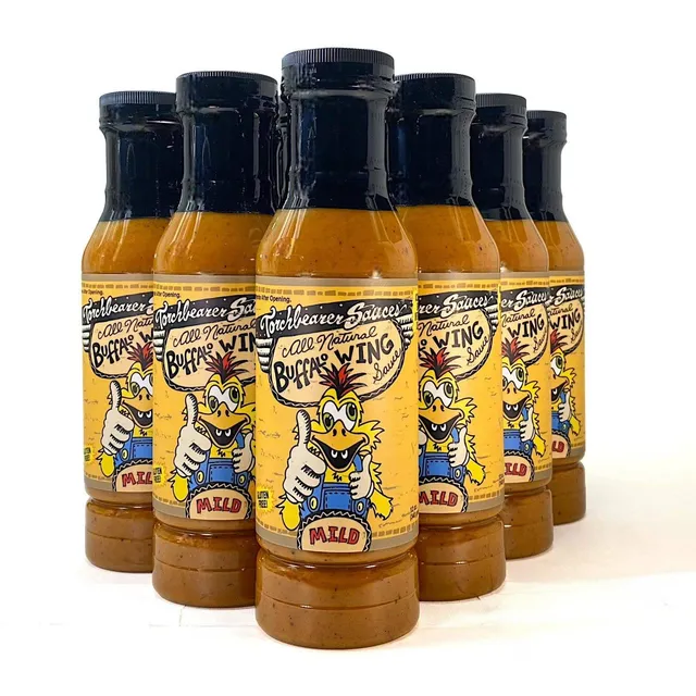 torchbearer-buffalo-wing-sauce-piquante-douce-lot-de-12 image 1