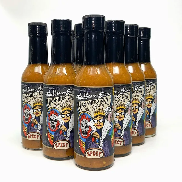 torchbearer-habanero-evil-sauce-piquante-lot-12-habanero image 1