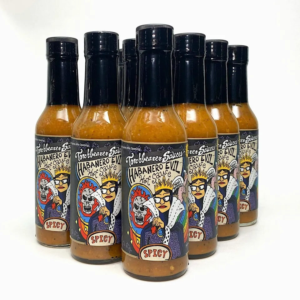 torchbearer-habanero-evil-sauce-piquante-lot-12-habanero image 1