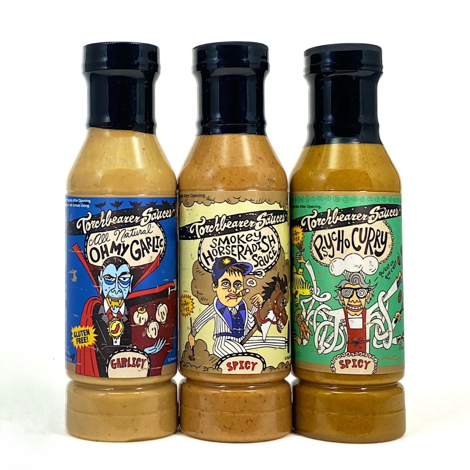 torchbearer-garlic-lover-s-bag-coffret-3-sauces-ail-12-oz image 2