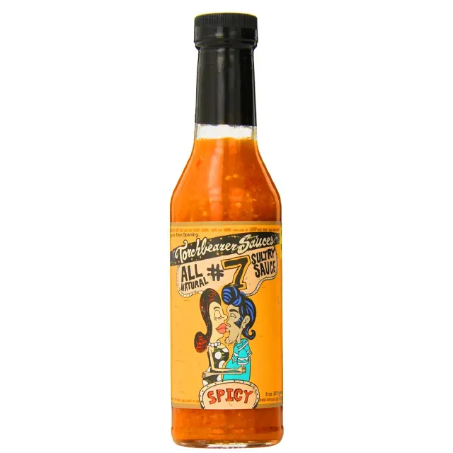 torchbearer-sultry-7-all-natural-sauce-piquante-148ml-carotte-habanero image 1