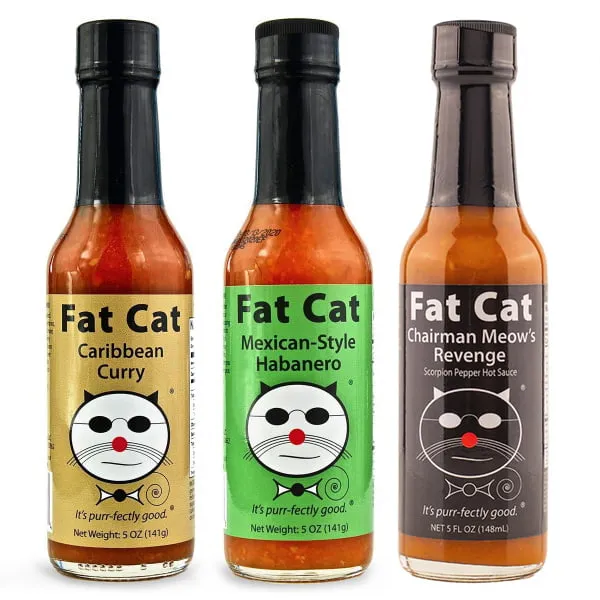 fat-cat-coffret-3-sauces-piquantes-artisanales-3x148ml image 1