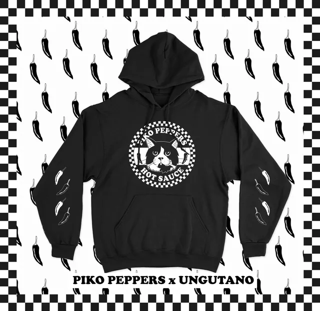 piko-peppers-sweat-capuche-noir-champion-m-l-xl image 1