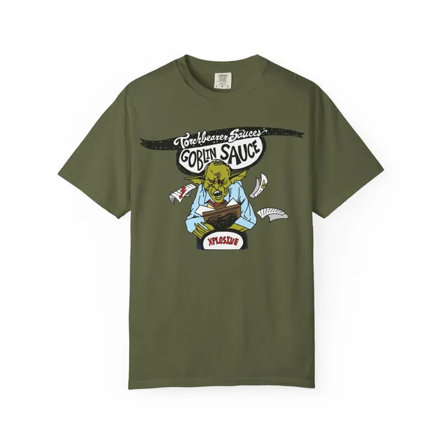 torchbearer-goblin-sauce-t-shirt-noir-coton-taille-l image 1