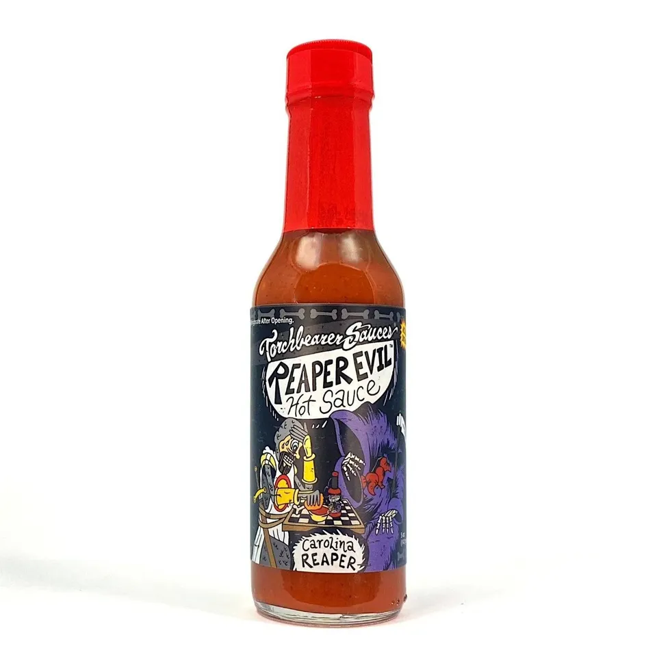 torchbearer-reaper-evil-sauce-carolina-reaper-ail-5-oz-extra-forte image 1