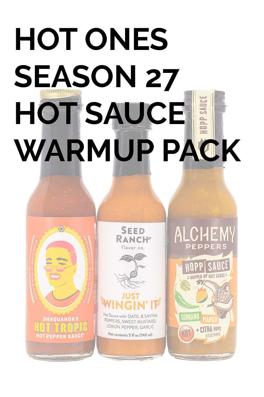 heatonist-hot-ones-warm-up-pack-season-27-sauce-piquante-douce-3-flacons image 2