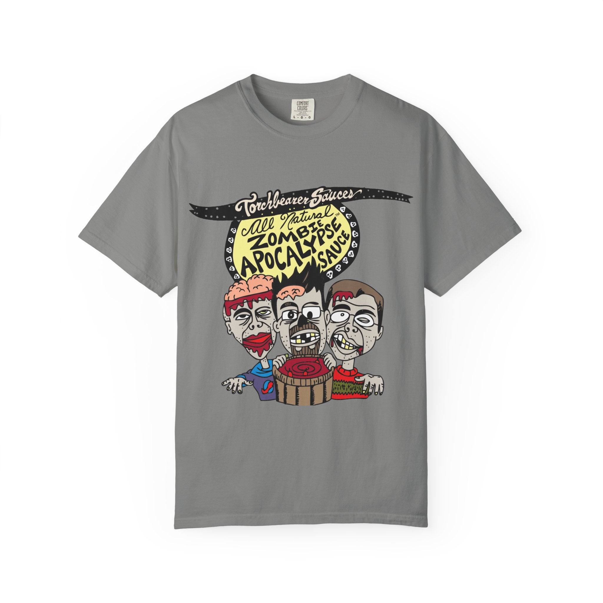 torchbearer-zombie-apocalypse-t-shirt-coton-rouge-unisexe image 6