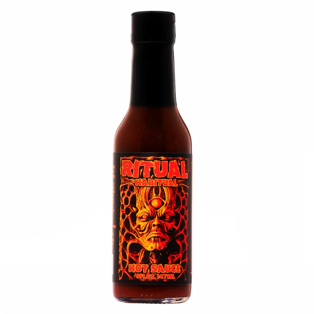 hellfire-ritual-habitual-sauce-piquante-mangue-bourbon-148-ml image 1