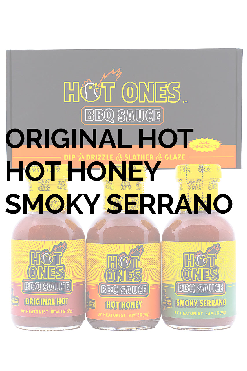 heatonist-hot-ones-bbq-trio-pack-3-sauces-barbecue-piquantes image 2