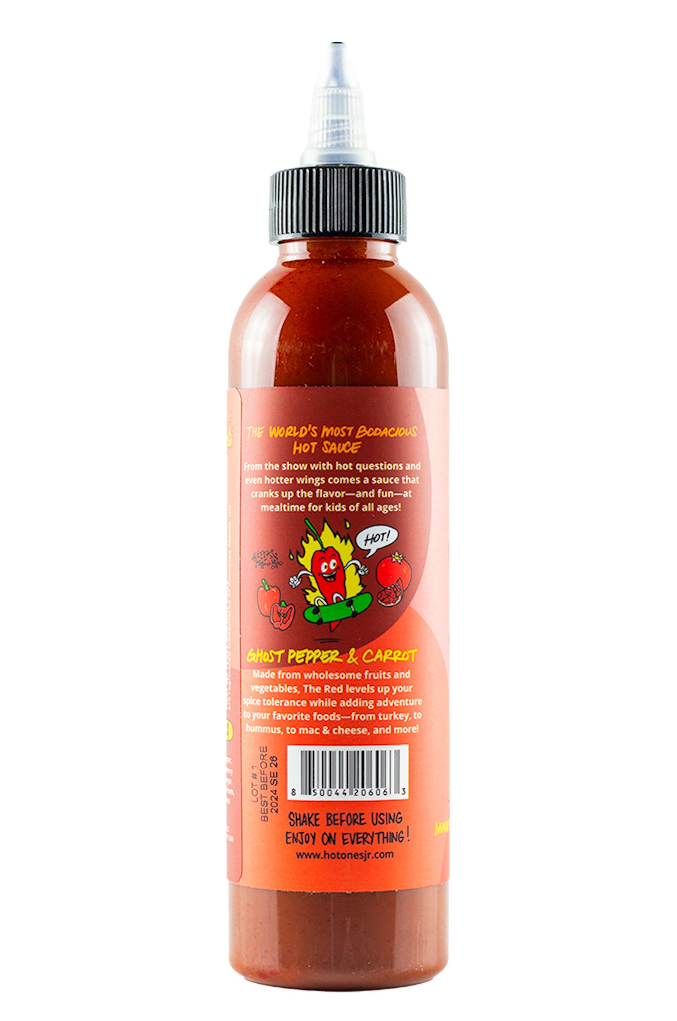 heatonist-hot-ones-jr-red-sauce-douce-grenade-cranberry-148ml image 3