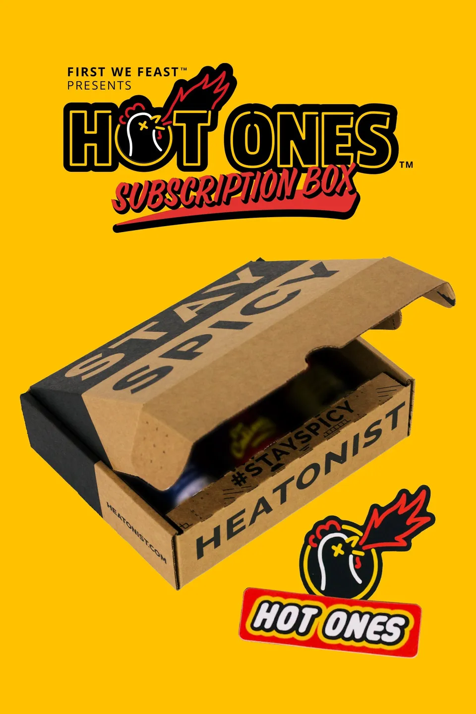 hot-ones-monthly-box-abonnement-3-sauces-piquantes image 1