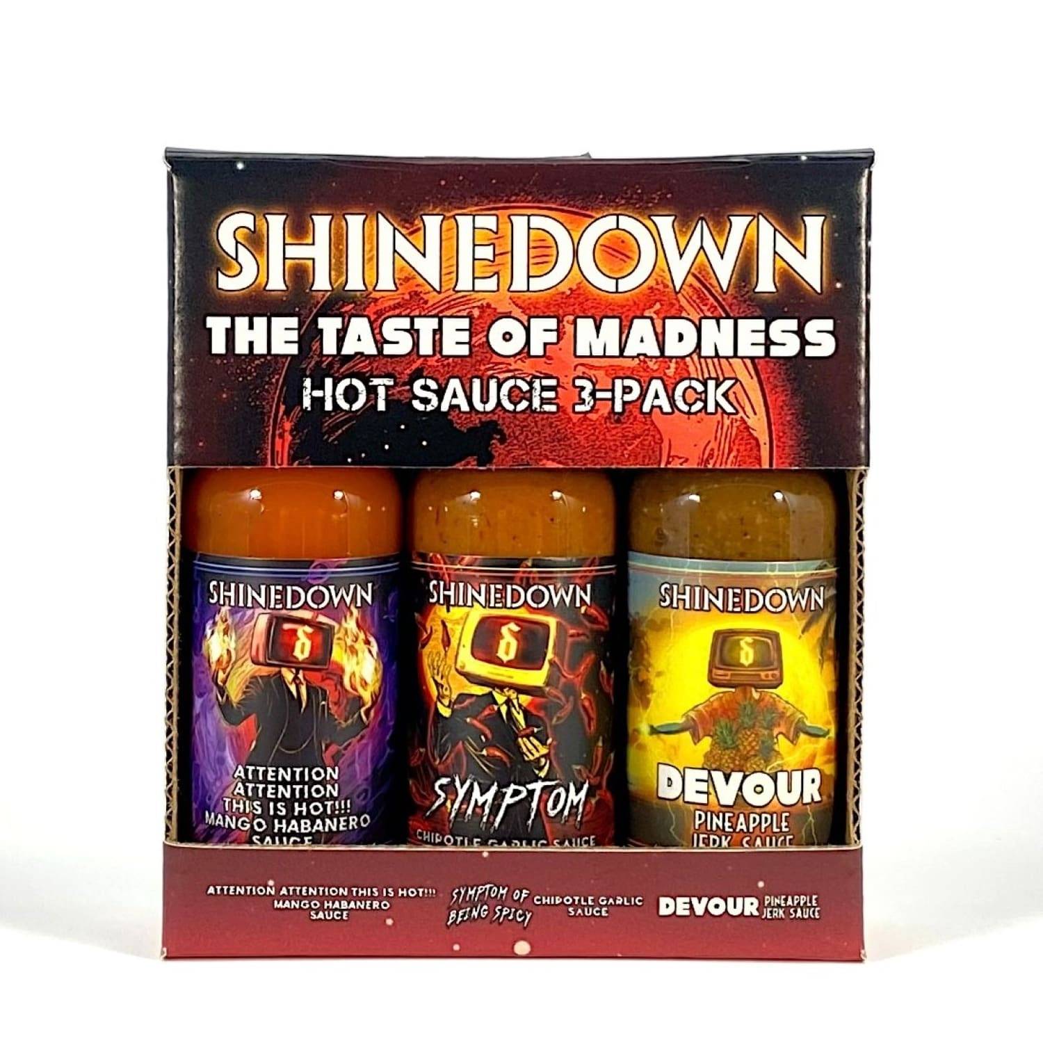 shinedown-taste-of-madness-mini-3-pack-sauces-1-75-oz-ail-mangue image 1