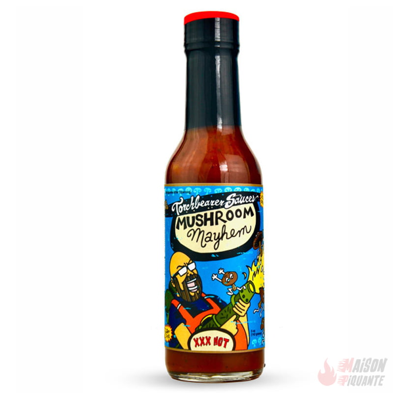 torchbearer-mushroom-mayhem-sauce-piquante-champignon-148-ml image 1