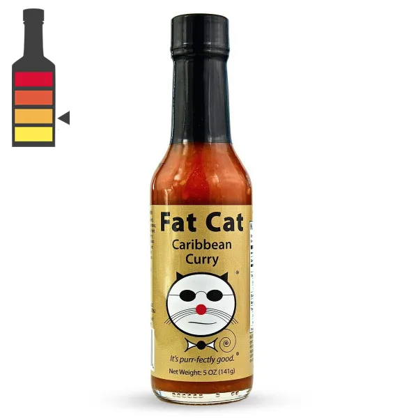 fat-cat-caribbean-curry-sauce-piquante-jaune-curry-148-ml image 1