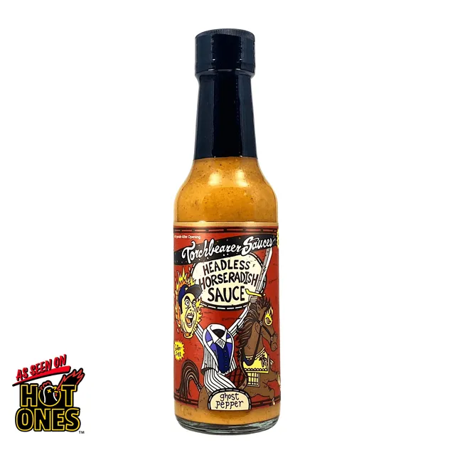 torchbearer-headless-horseradish-sauce-piquante-raifort-ghost-pepper-5oz image 1
