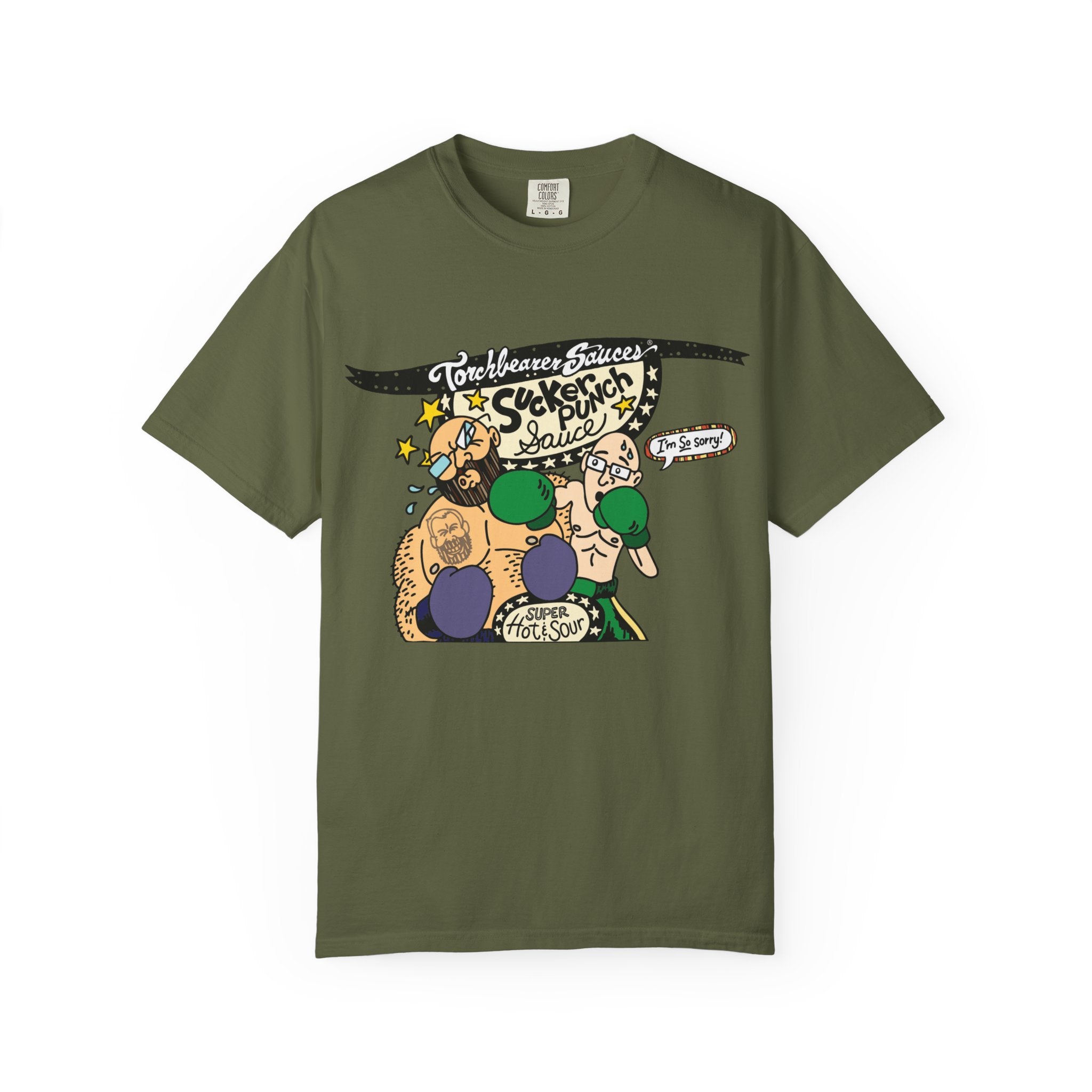 torchbearer-sucker-punch-t-shirt-coton-rouge-unisexe image 6