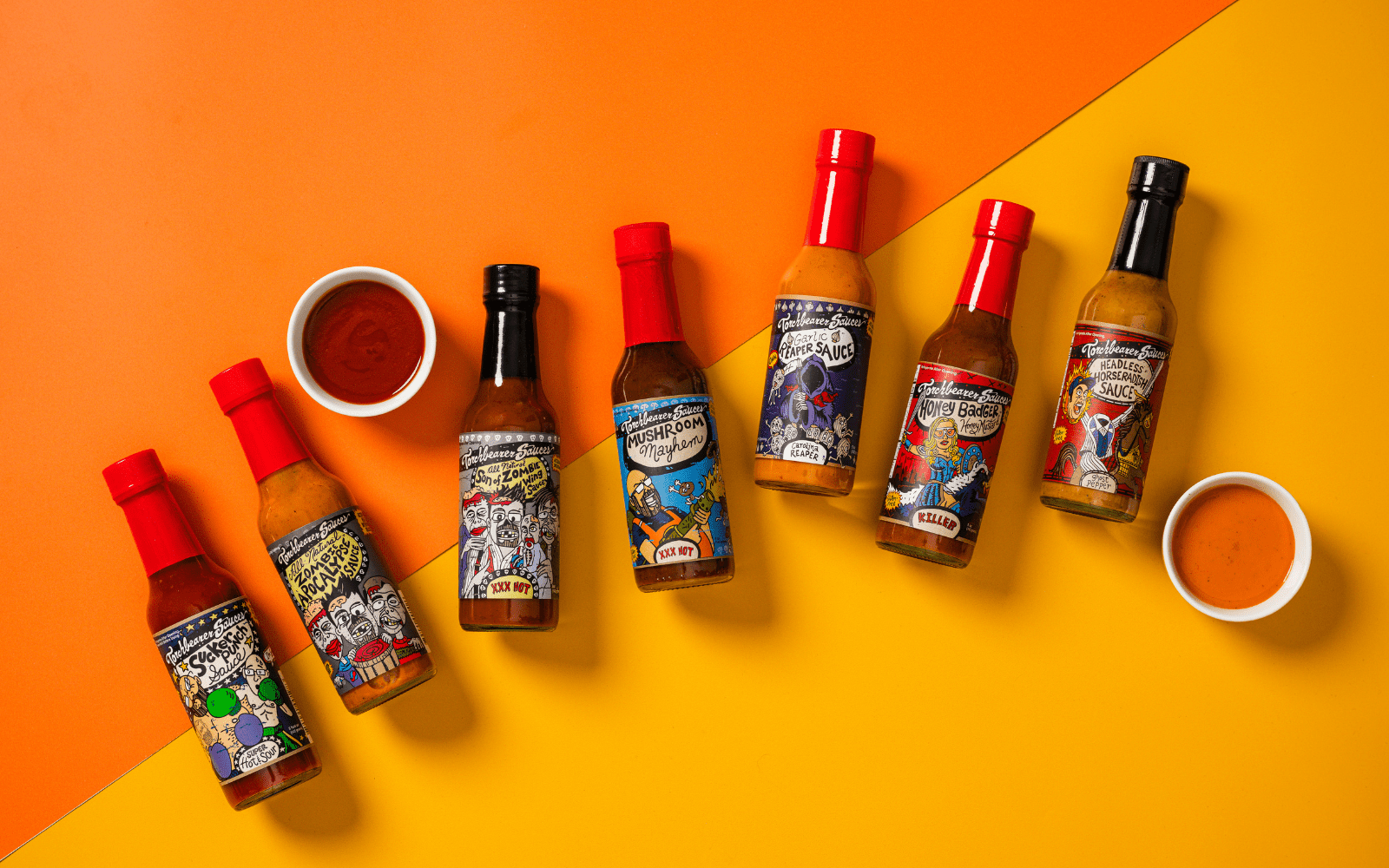 torchbearer-hot-ones-collection-coffret-sauces-piquantes-best-sellers image 1