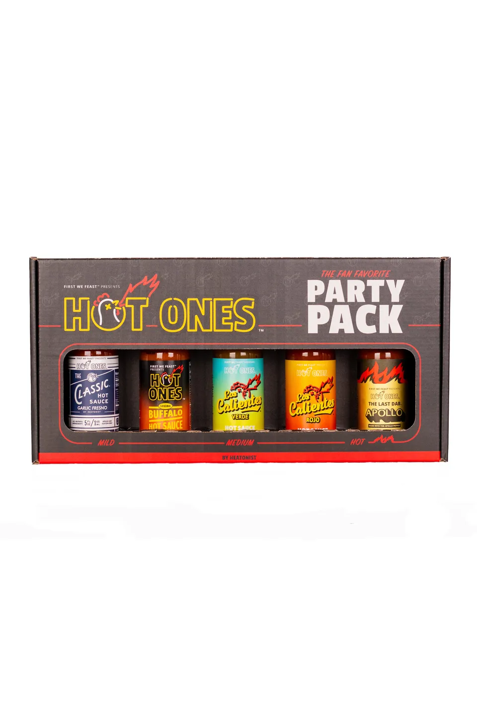 heatonist-hot-ones-fan-favorite-party-pack-sauce-piquante-coffret-5 image 1