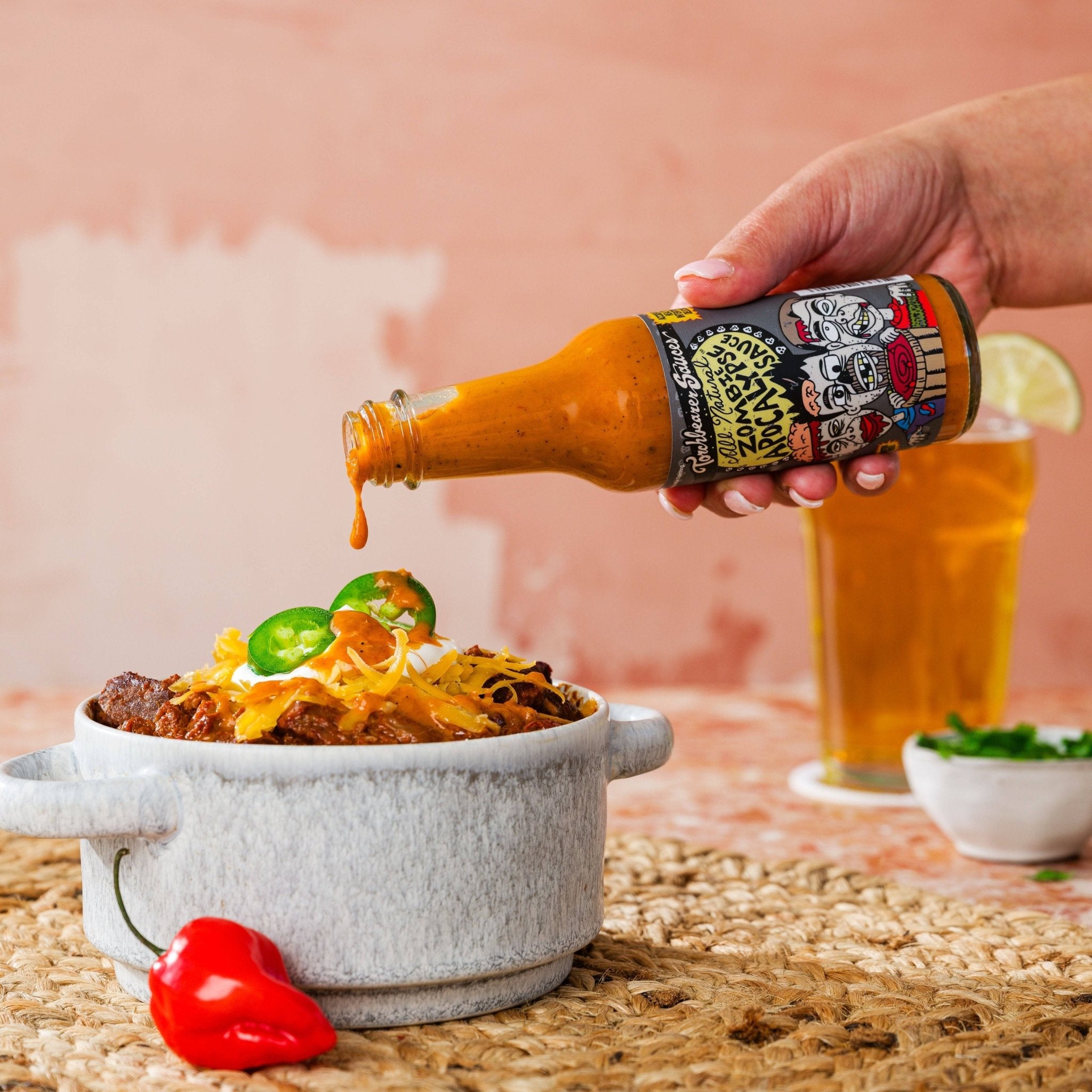 torchbearer-zombie-apocalypse-sauce-piquante-ghost-pepper-5oz image 3