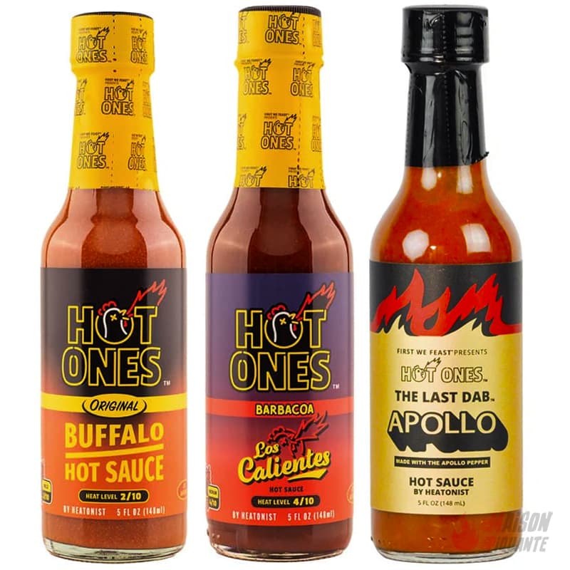 hot-ones-trio-usa-coffret-3-sauces-piquantes-3x148ml image 1