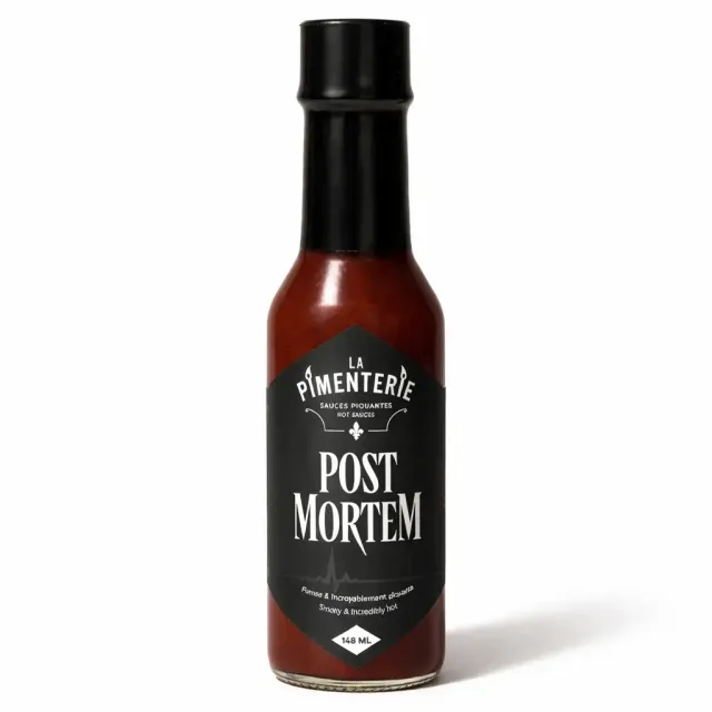 la-pimenterie-post-mortem-sauce-piquante-148-ml-rable-fum image 1